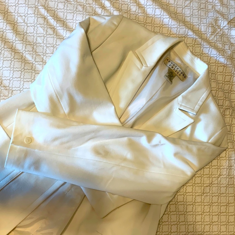 White Woman's Apostrophe Blazer - Picture 1 of 7